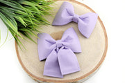 Solid Light Purple Dog Collar Bow ~ Solid Bow Tie ~ Girly Dog Collar Bow ~ Slide On Bow for Dog Collar ~ Sandy Paws Collar Co®