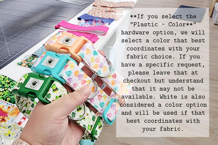 Frosty Floral Dog Collar