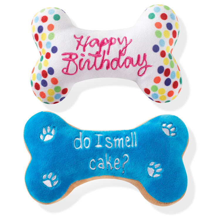 Birthday Bone Cookies Dog Toy