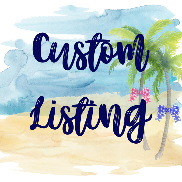 Custom Listing for Jennie