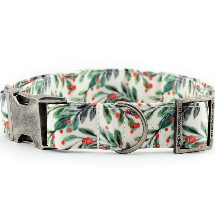 Mistletoe & Berries Dog Collar