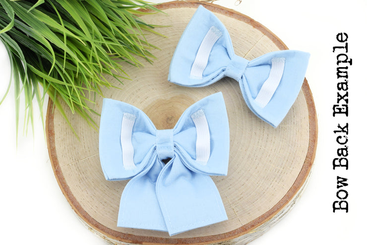 Spring Bulb Dog Collar Bow ~ Spring Embroidered Dog Collar Bow ~ Girly Collar Bow ~ Slide On Bow for Dog Collar ~ Sandy Paws Collar Co®