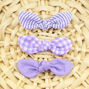 Purple Knot Hair Bows ~ Baby Hair Bows~ Dog Hair Accessories ~ Dog Hair Clip ~ Baby Hair Accessories ~ Sandy Paws Collar Co®