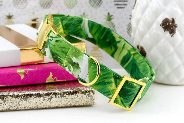 Palm Leaf Dog Collar