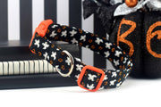Ghosts & Pumpkins Dog Collar