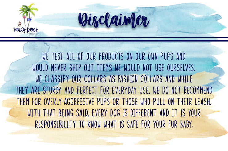 Seersucker Dog Collar - Patriotic