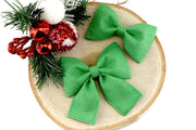 Green GLITTER Dog Collar Bow ~ Christmas Dog Collar Bow Tie ~ Girly Dog Collar Bow ~ Slide On Bow for Dog Collar ~ Sandy Paws Collar Co®