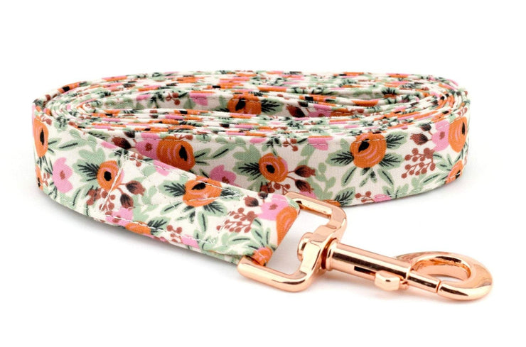 Primavera Rosa Dog Leash - Beige