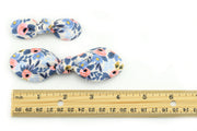 Starfish Print Knot Hair Bows ~ Baby Hair Bows~ Dog Hair Accessories ~ Dog Hair Clip ~ Baby Hair Accessories ~ Sandy Paws Collar Co®