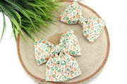 Vintage Ornaments Dog Collar Bow ~ Christmas Dog Collar Bow Tie ~ Girly Dog Collar Bow ~ Slide On Bow for Dog Collar ~ Sandy Paws Collar Co®