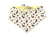 Easter Candy Tie-On Dog Bandana ~ Reversible Easter Fabric Dog Bandana ~ Custom Dog Bandana ~ Sandy Paws Collar Co®