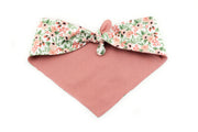 Garden Party Tie-On Dog Bandana - Rose ~ Reversible Floral Dog Bandana ~ Rifle Paper Co ~ Custom Dog Bandana ~ Sandy Paws Collar Co®