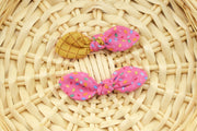 Ice Cream Sprinkles Knot Hair Bows - Pink ~ Baby Hair Bows~ Dog Accessories ~ Dog Hair Clip ~ Baby Hair Accessories ~ Sandy Paws Collar Co®