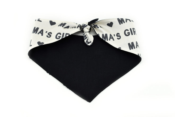 Tie-On Dog Bandana ~ Available in ANY print in our shop ~ Tie-On Fabric Bandana ~ Reversible Bandana ~ Dog Mom Gift ~ Sandy Paws Collar Co®