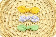 Daisy Print Knot Hair Bows ~ Baby Hair Bows~ Dog Hair Accessories ~ Dog Hair Clip ~ Baby Hair Accessories ~ Sandy Paws Collar Co®