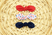 Patriotic Sprinkles Knot Hair Bows ~ Baby Hair Bows~ Dog Hair Accessories ~ Dog Hair Clip ~ Baby Hair Accessories ~ Sandy Paws Collar Co®