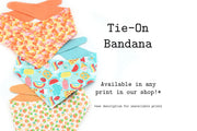 Tie-On Dog Bandana ~ Available in ANY print in our shop ~ Tie-On Fabric Bandana ~ Reversible Bandana ~ Dog Mom Gift ~ Sandy Paws Collar Co®