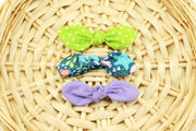 Under the Sea Print Knot Hair Bows ~ Baby Hair Bows~ Dog Hair Accessories ~ Dog Hair Clip ~ Baby Hair Accessories ~ Sandy Paws Collar Co®