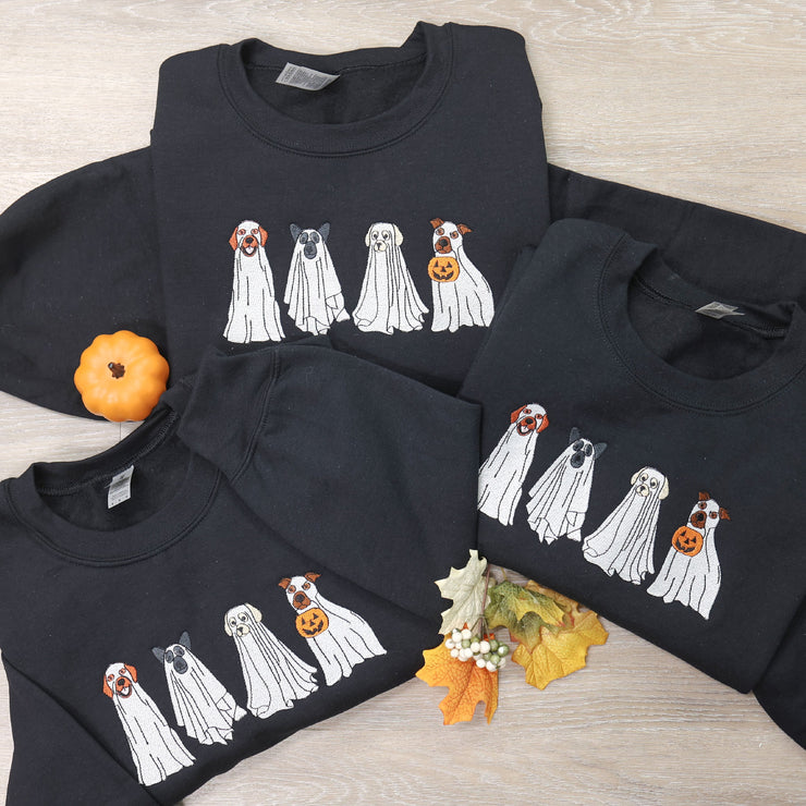 Happy Howl-O-Ween Sweatshirt ~ Halloween Dog Themed Sweatshirt ~Dog Mom Gift ~ Dog Mom Apparel ~ Sandy Paws Collar Co®