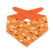 Boo! Tie-On Dog Bandana ~ Reversible Fall Dog Bandana ~ Halloween Dog Bandana ~ Custom Dog Bandana ~ Sandy Paws Collar Co®