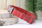 Red GLITTER Dog Collar