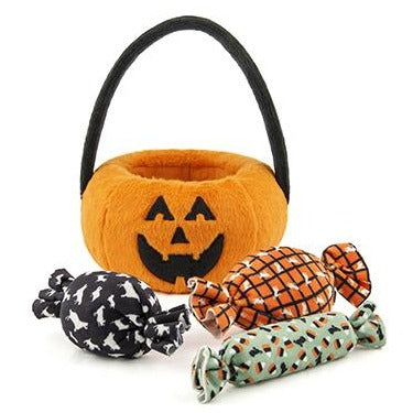 Trick or Treat Basket Dog Toy