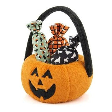 Trick or Treat Basket Dog Toy